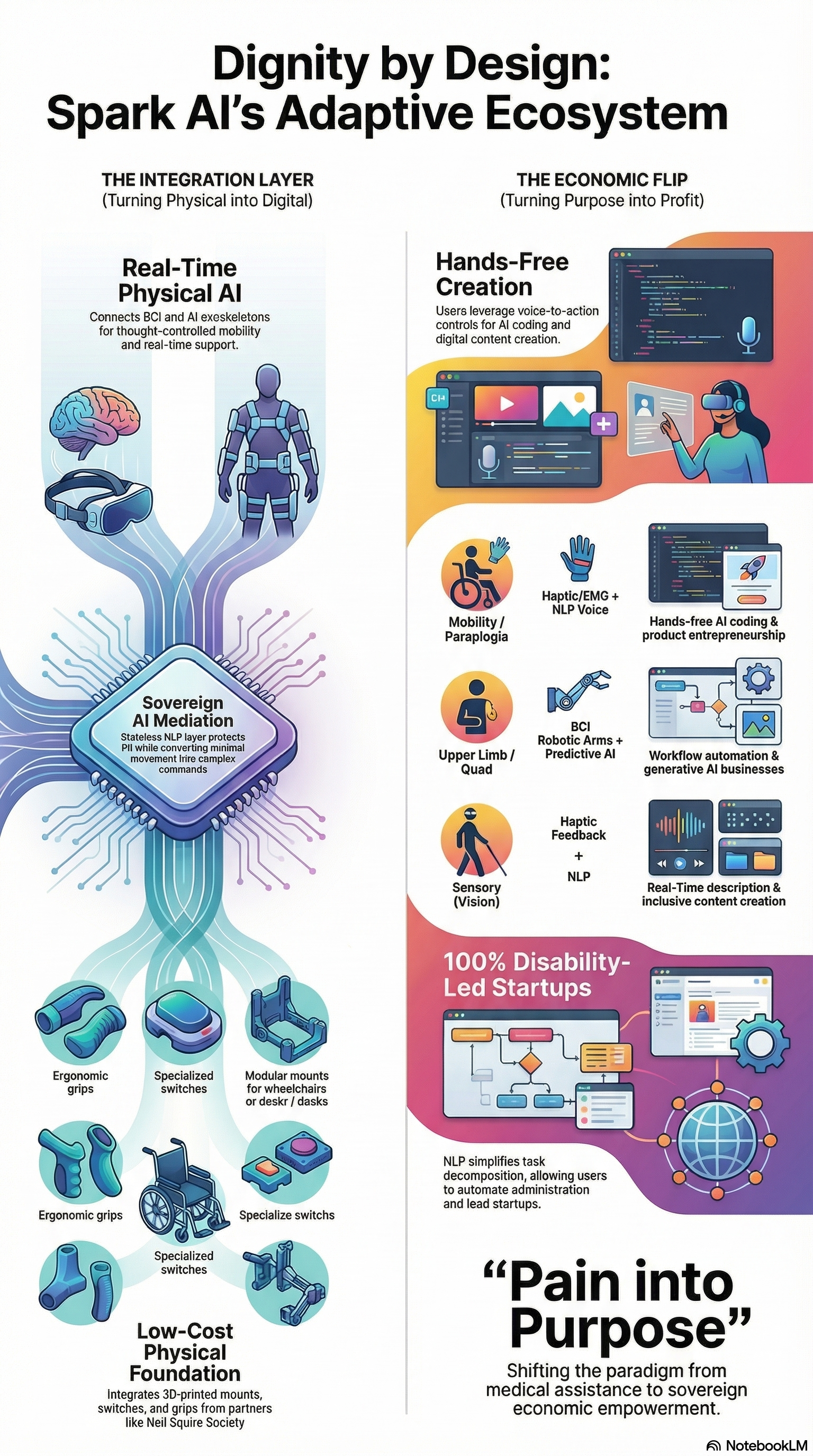 Dignity by Design: Spark AI's Adaptive Ecosystem — The Integration Layer and The Economic Flip