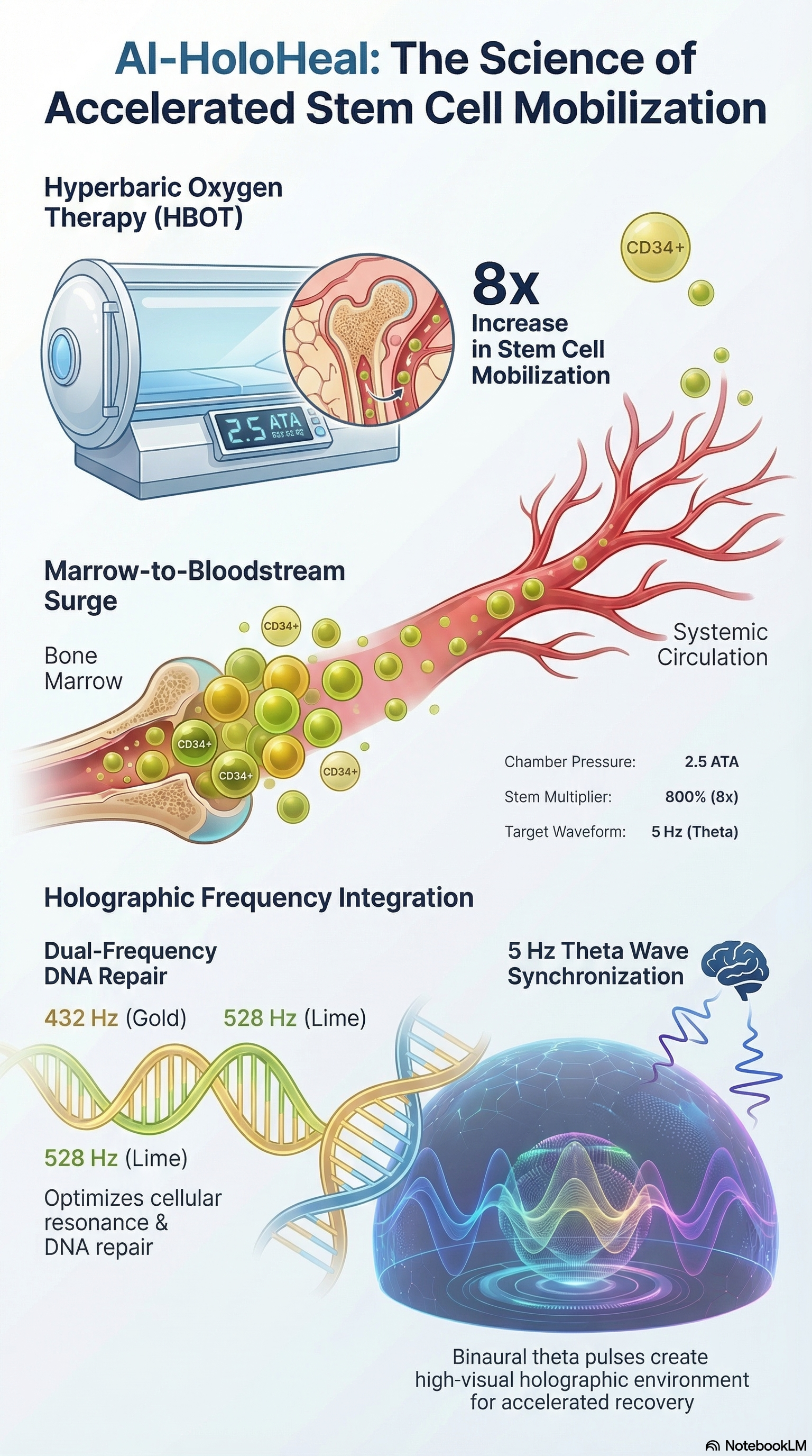 AI-HoloHeal: The Science of Accelerated Stem Cell Mobilization — Biological Mechanisms and Research Summary