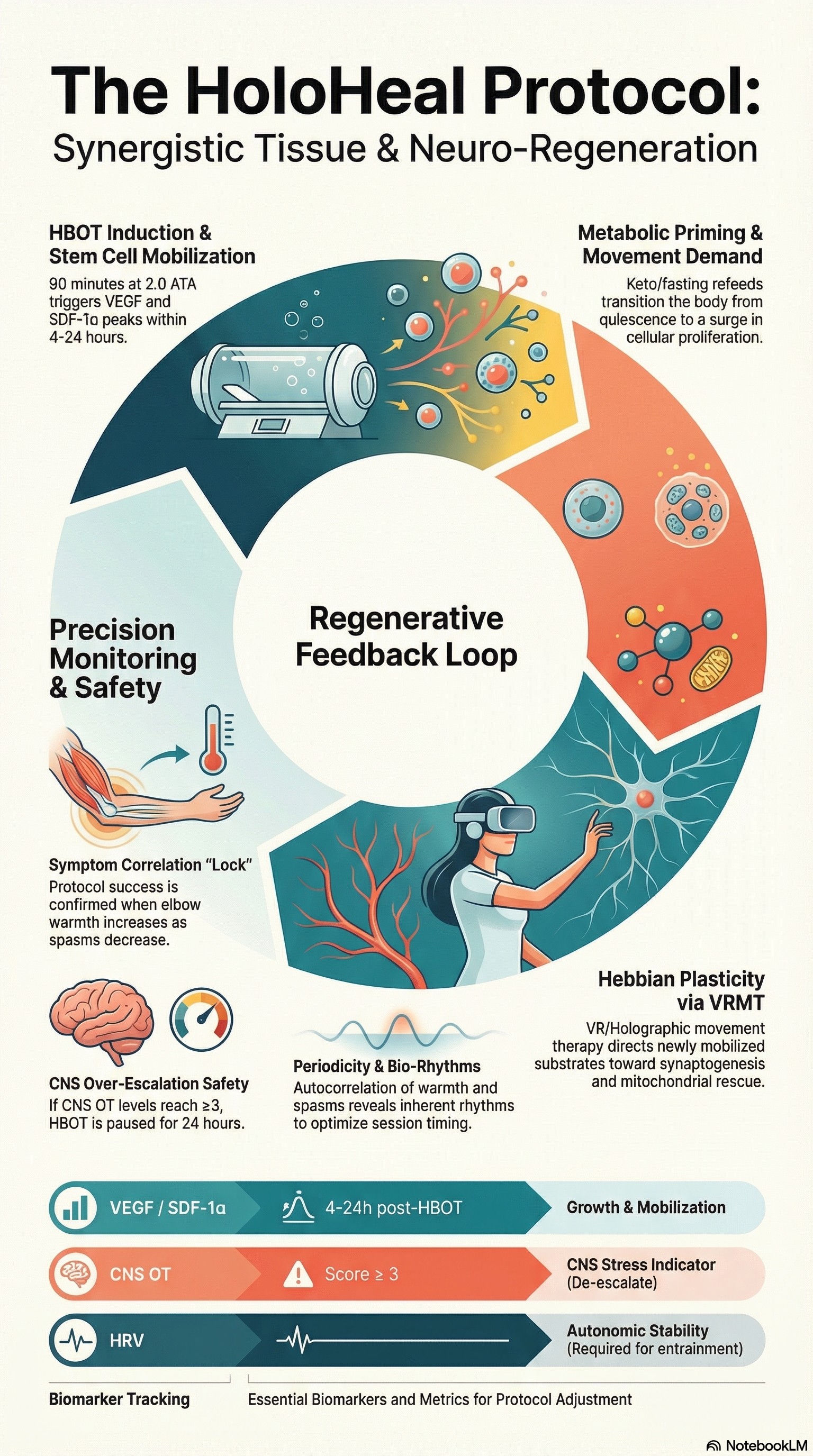 The HoloHeal Protocol: Synergistic Tissue & Neuro-Regeneration — HBOT, Metabolic Priming, and Safety Gates