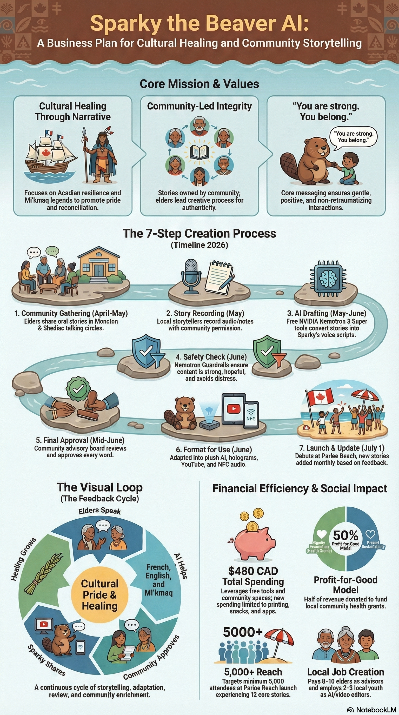 Sparky the Beaver AI: A Business Plan for Cultural Healing and Community Storytelling